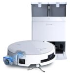 ECOVACS DEEBOT X8 OMNI Saugroboter mit Wischfunktion, 18.000 Pa, OZMO Roller, Weiß