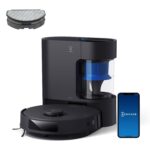 ECOVACS DEEBOT N20 PRO Plus Saugroboter mit Wischfunktion, 8.000 Pa, Station, Schwarz