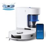 ECOVACS DEEBOT N20 Plus Saugroboter mit Wischfunktion, 8.000 Pa, PureCyclone Station, Weiß