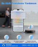 ECOVACS X11 OMNICYCLONE Saugroboter mit Wischfunktion, 19.500 Pa, OZMO Roller - Image 2