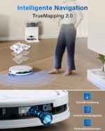 ECOVACS DEEBOT T50 Omni Saugroboter mit Wischfunktion, 15.000 Pa, All-in-One-Station - Image 3