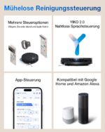 ECOVACS DEEBOT T50 Omni Saugroboter mit Wischfunktion, 15.000 Pa, ZeroTangle 2.0 - Image 2