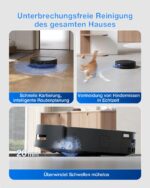 ECOVACS DEEBOT T80S Omni Saugroboter mit Wischfunktion, 24.800 Pa, Heißwasser-Moppwäsche - Image 2