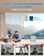 ECOVACS WINBOT W2 PRO Omni Fensterputzroboter mit Multifunktionsstation, Weiß - Image 8