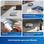 ECOVACS DEEBOT X8 OMNI Saugroboter mit Wischfunktion, 18.000 Pa, OZMO Roller, Weiß - Image 4