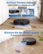 ECOVACS DEEBOT T50 PRO Omni Saugroboter mit Wischfunktion, 15.000 Pa, Schwarz - Image 4