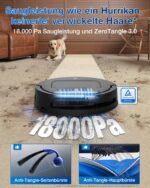 ECOVACS DEEBOT T80 Omni Saugroboter mit Wischfunktion, 18.000 Pa, ZeroTangle 3.0, Schwarz - Image 7