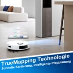 ECOVACS DEEBOT N20 Saugroboter mit Wischfunktion, 300 Min. Laufzeit, Weiß - Image 4