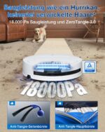 ECOVACS DEEBOT T80 Omni Saugroboter mit Wischfunktion, 18.000 Pa, ZeroTangle 3.0, Weiß - Image 7