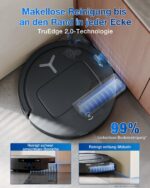 ECOVACS DEEBOT T80 Omni Saugroboter mit Wischfunktion, 18.000 Pa, ZeroTangle 3.0, Schwarz - Image 6
