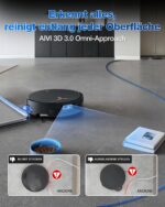 ECOVACS DEEBOT T50 MAX PRO Omni Saugroboter mit Wischfunktion, 18.500 Pa, Schwarz - Image 4