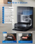 ECOVACS DEEBOT T80 Omni Saugroboter mit Wischfunktion, 18.000 Pa, ZeroTangle 3.0, Schwarz - Image 5