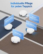 ECOVACS DEEBOT T80 Omni Saugroboter mit Wischfunktion, 18.000 Pa, ZeroTangle 3.0, Weiß - Image 3