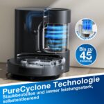 ECOVACS DEEBOT N20 PRO Plus Saugroboter mit Wischfunktion, 8.000 Pa, Station, Schwarz - Image 9